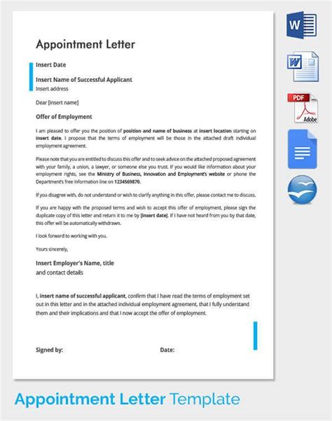 Get valuable advice from jobstreet.com malaysia on how to write job offer letters. Employee Job Joining Appointment Letter Confirmation For ...