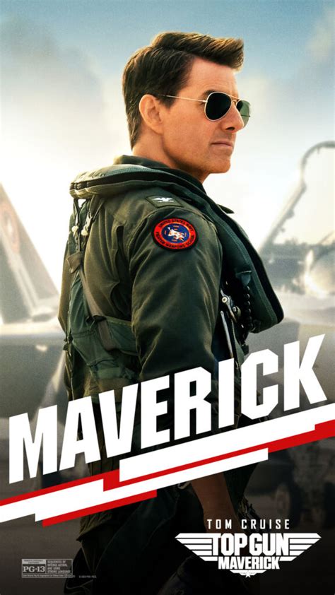 Cartazes Dos Personagens De Top Gun Maverick