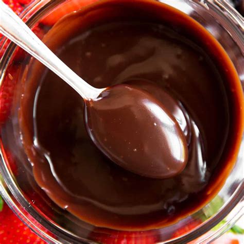 Homemade Chocolate Sauce Recipe Savory Nothings