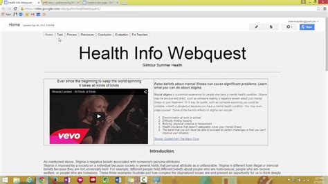 How to create your webquest website - YouTube