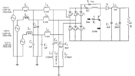 Boost regulated three phase rectifier with passive high ...