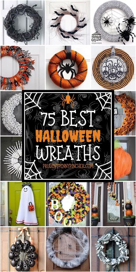 75 Best Diy Halloween Wreaths Prudent Penny Pincher