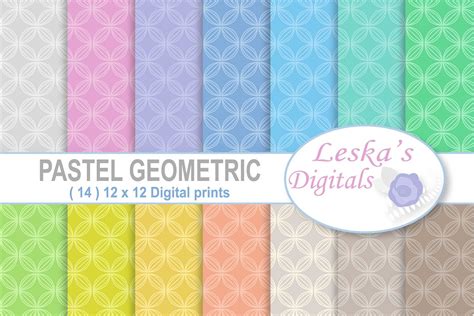 Geometric Digital Paper Patterns Creative Daddy