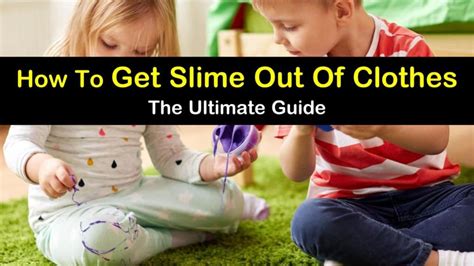 Soften the squishy with water: How to Get Slime Out of Clothes - The Ultimate Guide