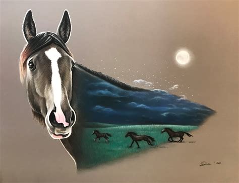Horse Soft Pastel Drawing Horse Drawings Horse Painting Horse Animation