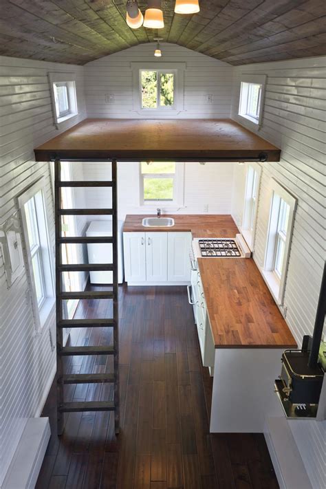 It's clearly a space to relax, reflect, and decompress at the end of the day. The Loft - Tiny House Swoon