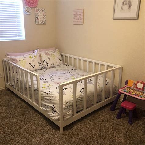 You might be saying to yourself, is this all really necessary? Toddler Bed Montessori Bed Bed Frame Plan Twin Bed Toddler ...