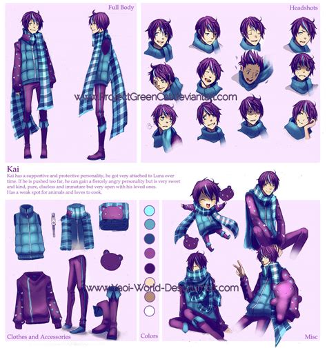 Character Sheet Commission Kai By Kodamacreative On