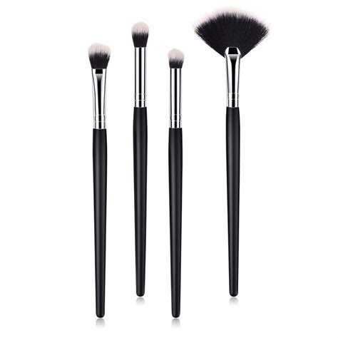4pcs Makeup Brushes Set Cosmetic Powder Eye Shadow Foundation Eyeshadow Blush Blending Beauty