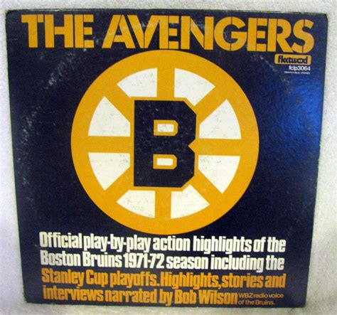 Lot Detail 1971 72 Boston Bruins The Avengers Record Album