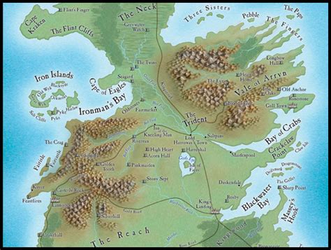 Map Of Westeros Detail By Empty Room Studios On Deviantart