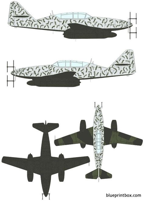 Messerschmitt Me 262 Blueprints