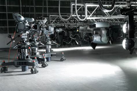 Equipment Of A Modern Television Studio Stock Photo Image Of