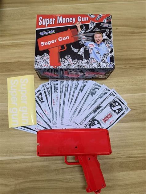 Buy Make It Rain Money Gun Paper Playing Spary Money Toy Gun Prop