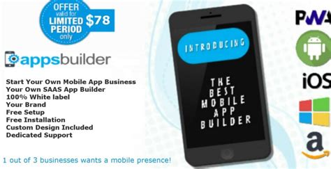 Appsbuilder Saas Mobile App Builder Platform Codezaar