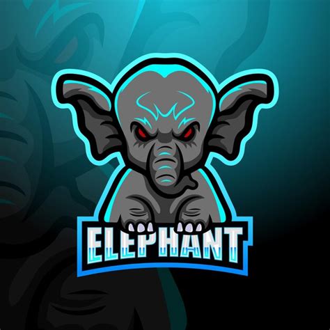 Premium Vector Elephant Mascot Illustration