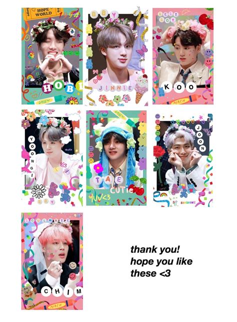 Photocards De Bts Para Imprimir Si Eres Pobre Como Io Xd Foto Bts