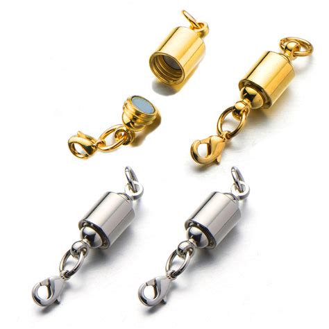 Zpsolution Locking Magnetic Jewelry Clasps Kit For Necklaces And
