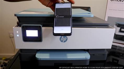 Hp Officejet 8015 Printer How To Scan Your Documents Step By Step Youtube