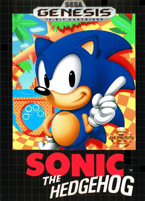 Sonic The Hedgehog Us Box Art With Japanese Sonic