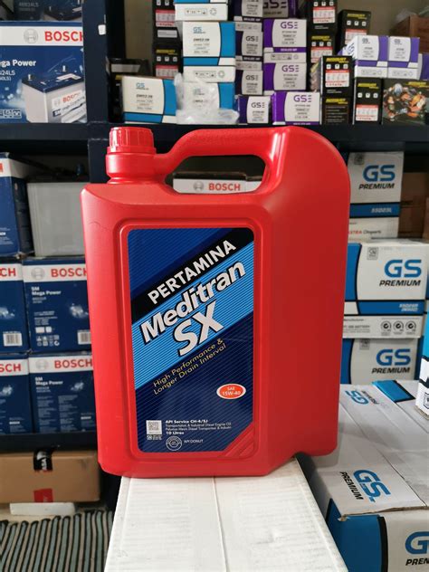 OLI PERTAMINA MEDITRAN SX SAE 15W-40 KEMASAN 10 LITER SAE 15W40 OLIE