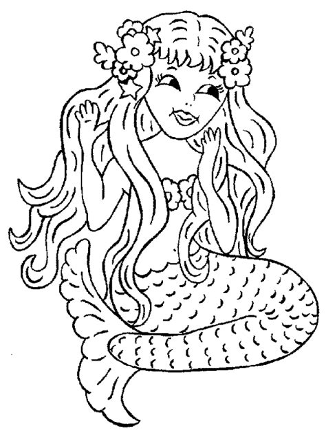 Hudtopics Mermaid Coloring Pages For Girls To Print