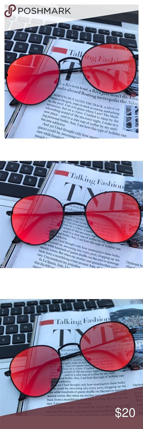 red round sunglasses round mirrored sunglasses red mirror sunglasses trending sunglasses