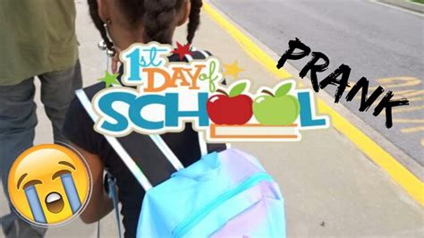 First Day Of School Prank Youtube