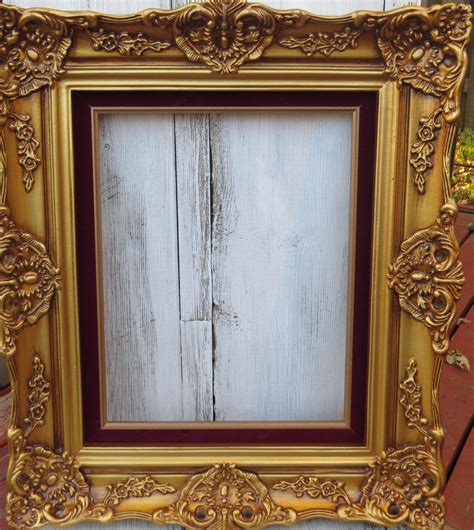 large ornate vintage frame frame grouping vintage gold tone frame large picture frame shabby