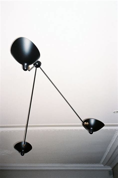 Serge Mouille Ceiling Lamp Spider 3 Arms Uber Serge