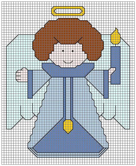 Angel 3x4 Cross Stitch Pattern Etsy Cross Stitch Patterns Cross
