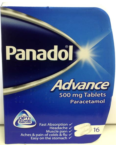 Panadol Advance 500mg Tablets 16 Online Pharmacy Uk