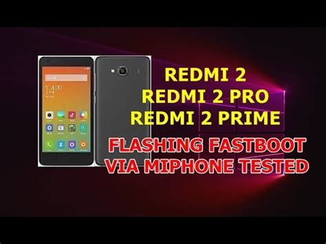 Cara Flash Xiaomi Redmi 2 Ram 1gb - Garut Flash