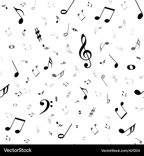 Music Notes Background Royalty Free Vector Image