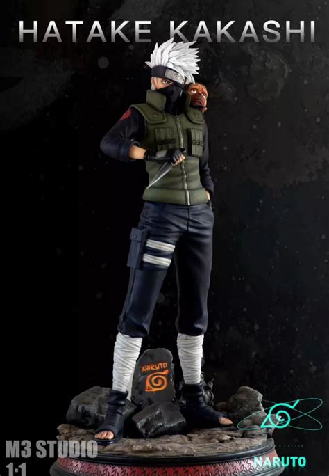 Naruto Shippuden Kakashi Hatake Statue 11 Taille Réelle M3 Studio