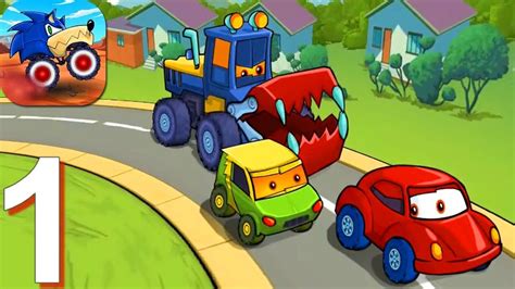 Car Eats Car Multiplayer Racing Gameplay Walkthrough Part 1 Android