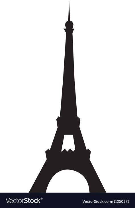 Eiffel Tower Icon Image Royalty Free Vector Image