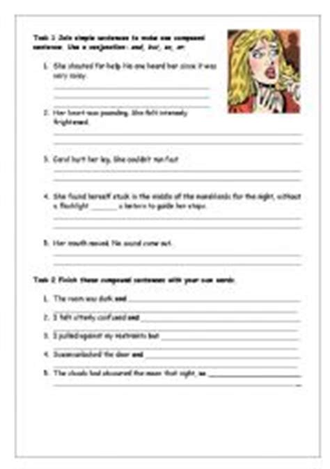 english teaching worksheets compound sentences