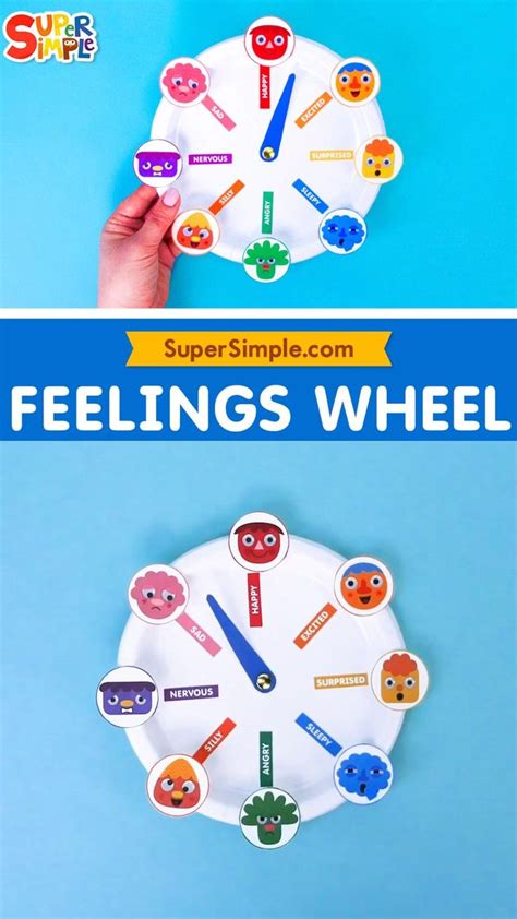 Feelings Wheel Super Simple Songs Noodle And Pals Emotions