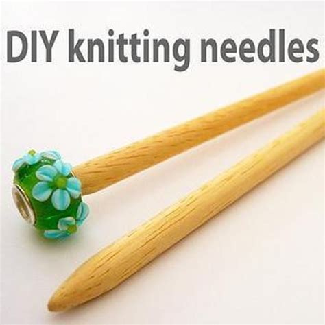 These dowels were the largest size my craft store carried and measure about 1.5 inches or 40 mm in diameter and about three feet in length. DIY Knitting needles | Craftsy | Diy knitting needles, Diy knitting, Knitting needles