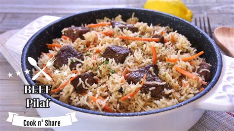Simple And Easy Beef Pilaf Plov Delicious YouTube