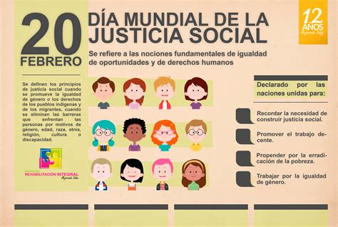 Día Mundial De La Justicia Social 2018 Fundacion Rehabilitacion Integral