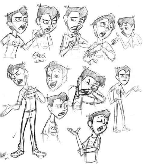 Disney Pixar Character Sketches Sketch Coloring Page