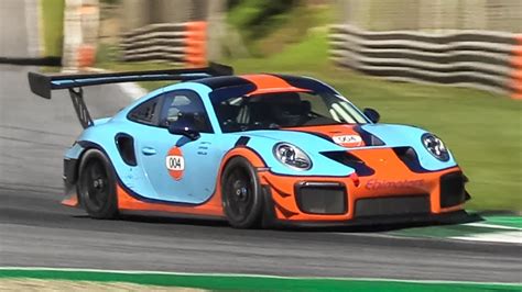 Porsche 991 Gt2 Rs Clubsport Testing At Monza Circuit Youtube