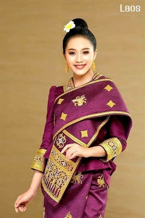Traditional Fashion Traditional Dresses Laos Culture Laos Wedding Cambodian Dress Indian