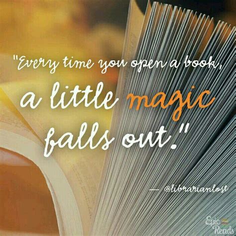 Salinger, the catcher in the rye. Every time you open a book, a little magic falls out ...