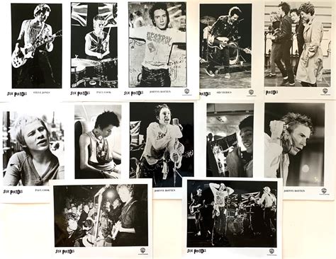 Sex Pistols 1978 Us Tour Itinerary Press Kit Folder And 12 Warner