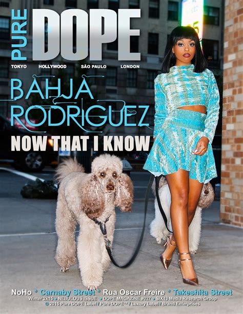 19 Year Old Randb Singer Bahja Rodriguez Covers Pure Dope Magazines
