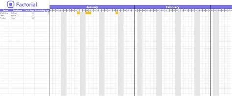 Excel Time Off Calendar Graphics Excel Calendar Excel Calendar