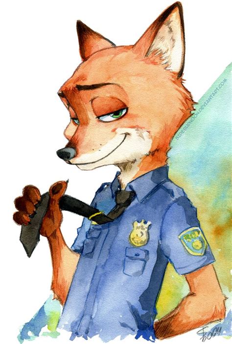 Zootopia Nick Wilde By Sideburn004 On Deviantart